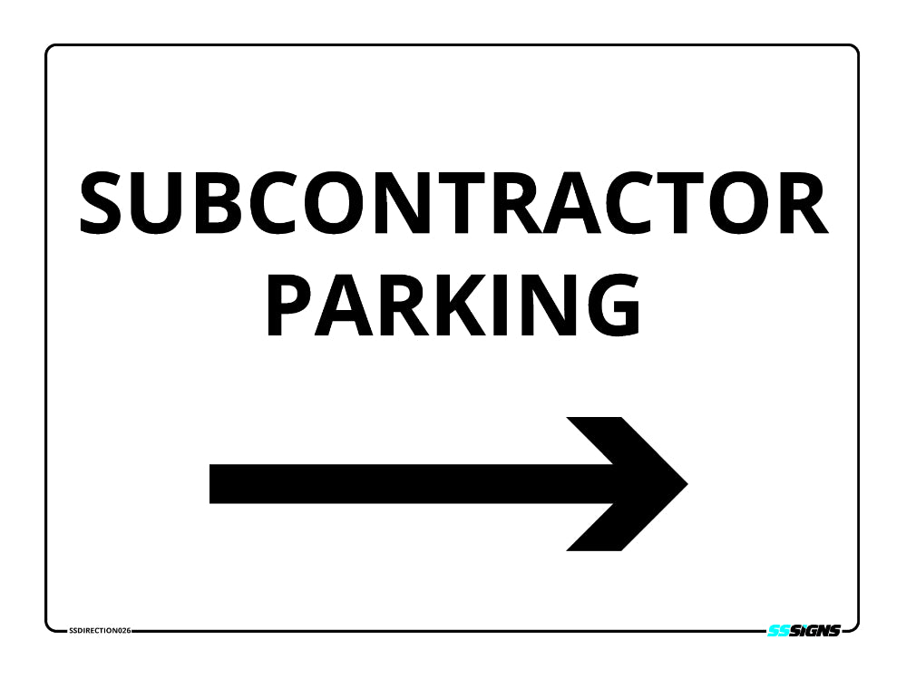 Site Safety Sign - SSDirection026