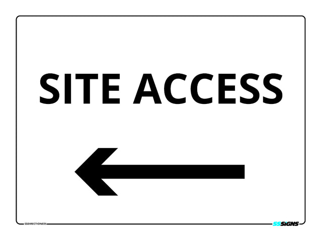 Site Operators Left Site Access - LEFT - SSDirection035