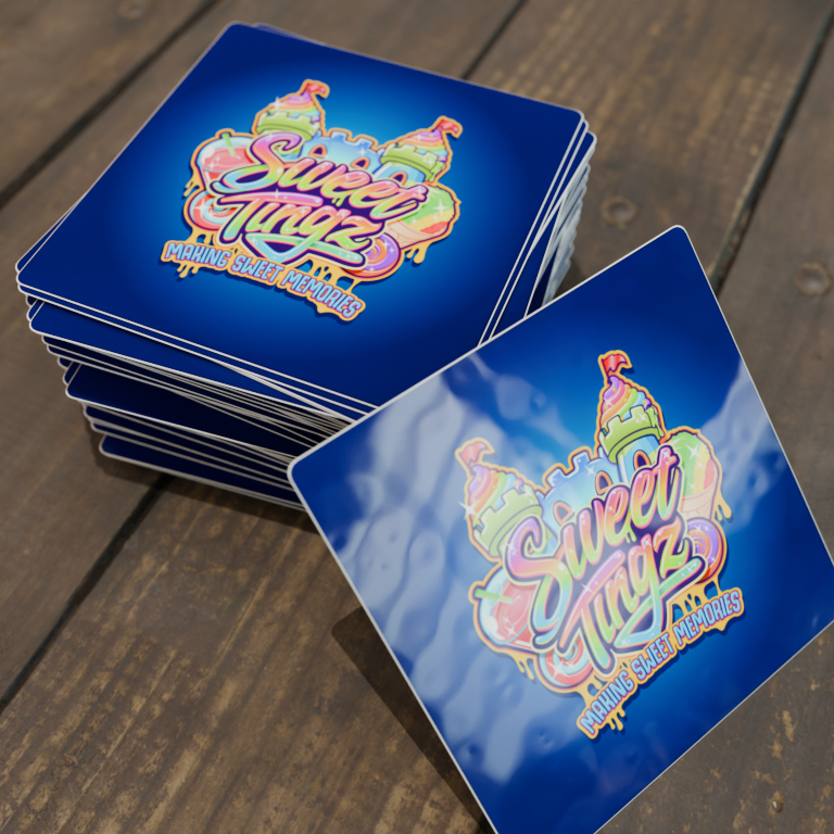 Square Sticker Sign Custom Sticker | Square Shape | SS Signs