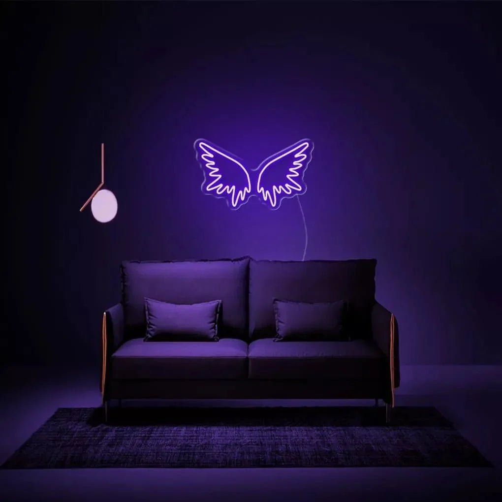"Angel Wings" Neon Sign - SS Signs Online