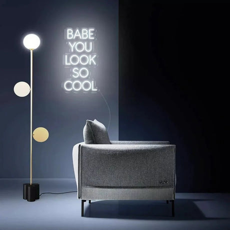 "Babe You Look So Cool" Neon Sign - SS Signs Online