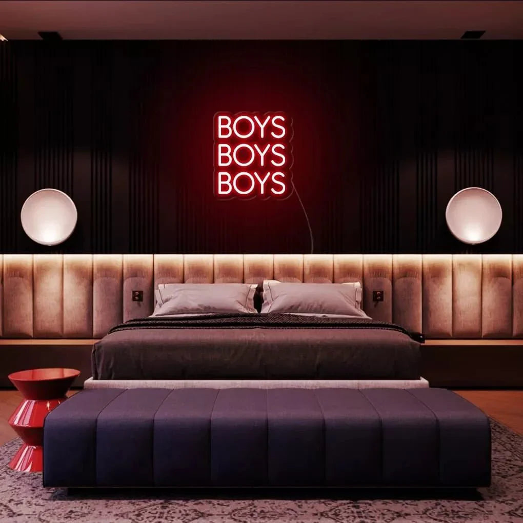 "Boys" Neon Sign - NeonHub