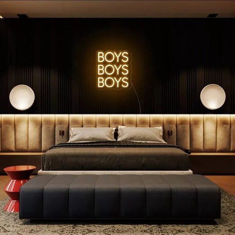 "Boys" Neon Sign - SS Signs Online