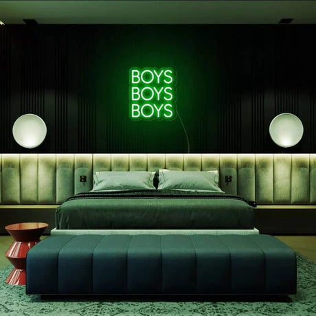 "Boys" Neon Sign - SS Signs Online