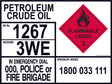 Emergency Information Panel - Petroleum Crude Oil - Transport - SS Signs Online