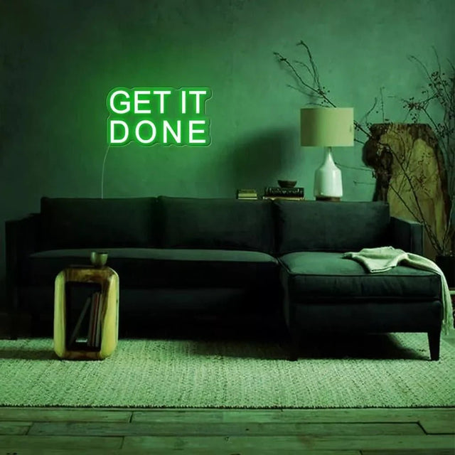 Get R Done Signs Get It Done Neon Sign - Customizable & Durable