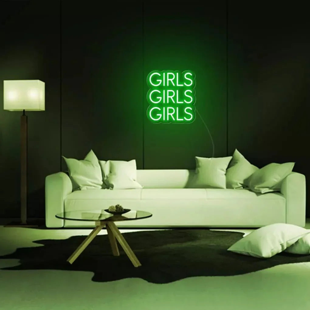 "GIRLS" Neon Sign - NeonHub