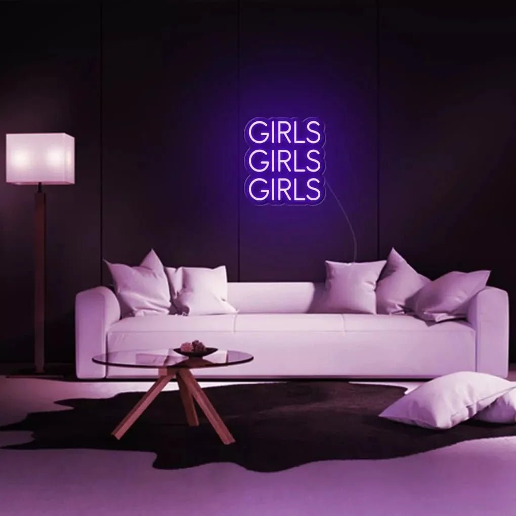 "GIRLS" Neon Sign - SS Signs Online