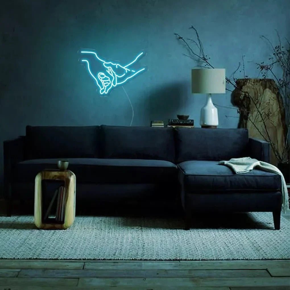 "Guiding Hand" Neon Sign - SS Signs Online