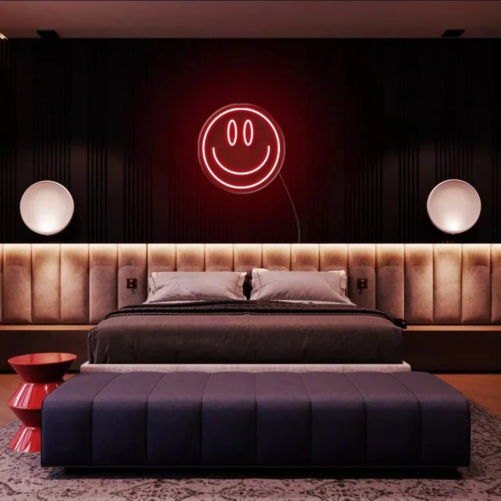 "Happy Emoji" Neon Sign - SS Signs Online