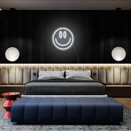 "Happy Emoji" Neon Sign - SS Signs Online