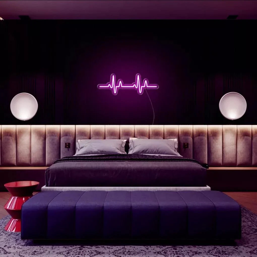 "Heart Beat" Neon Sign - NeonHub