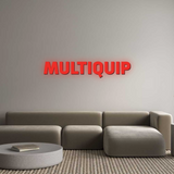 Custom Sign: MULTIQUIP