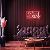 "Live Music" Neon Sign - NeonHub