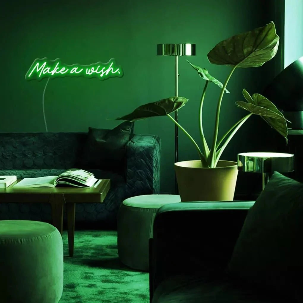 "Make A Wish." Neon Sign - NeonHub