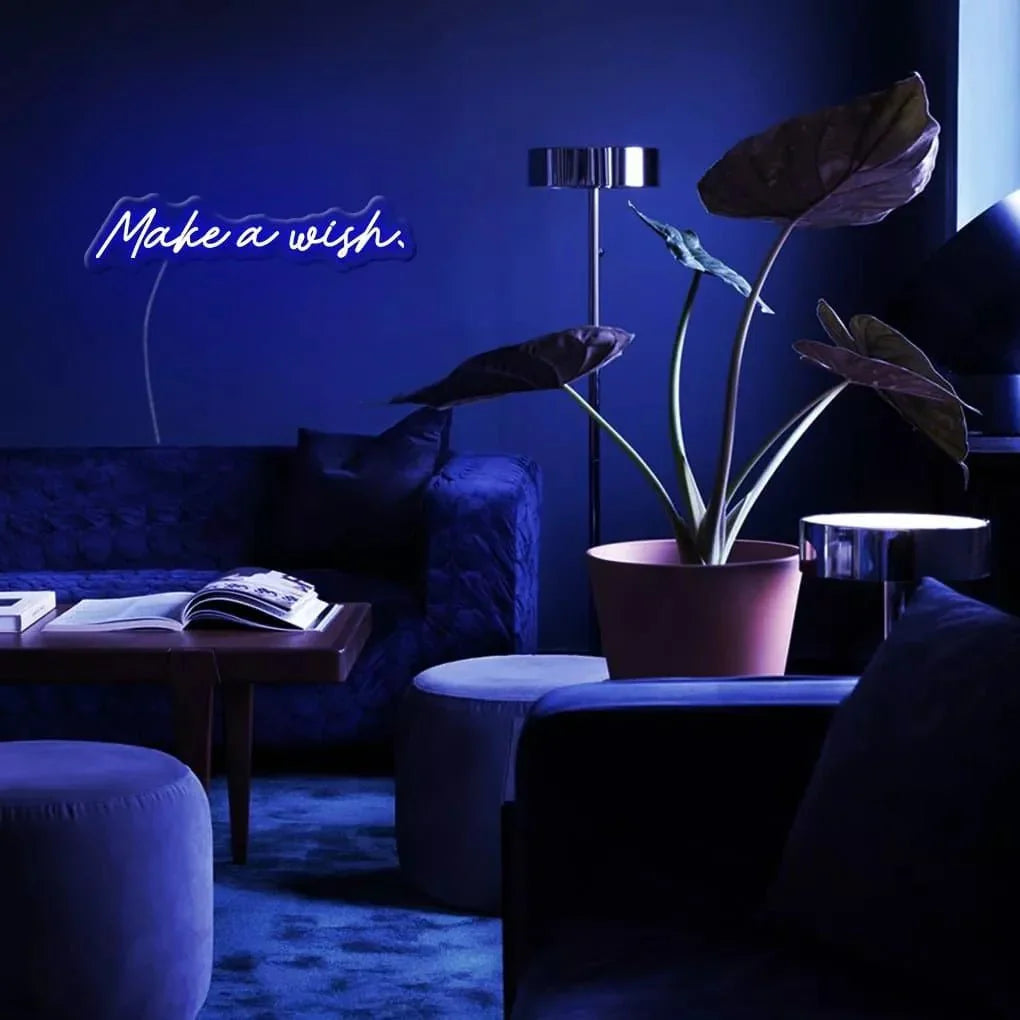 "Make A Wish." Neon Sign - NeonHub