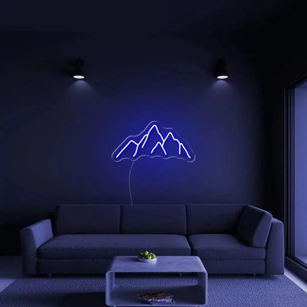 "Mountains" Neon Sign - NeonHub