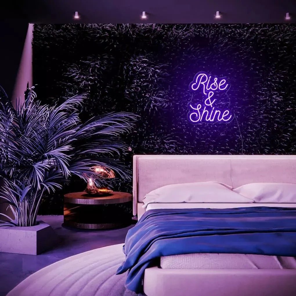 "Rise And Shine" Neon Sign - SS Signs Online