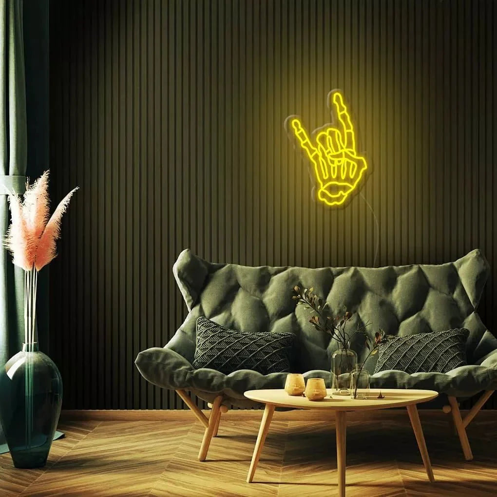 "Skeleton Hand" Neon Sign - NeonHub