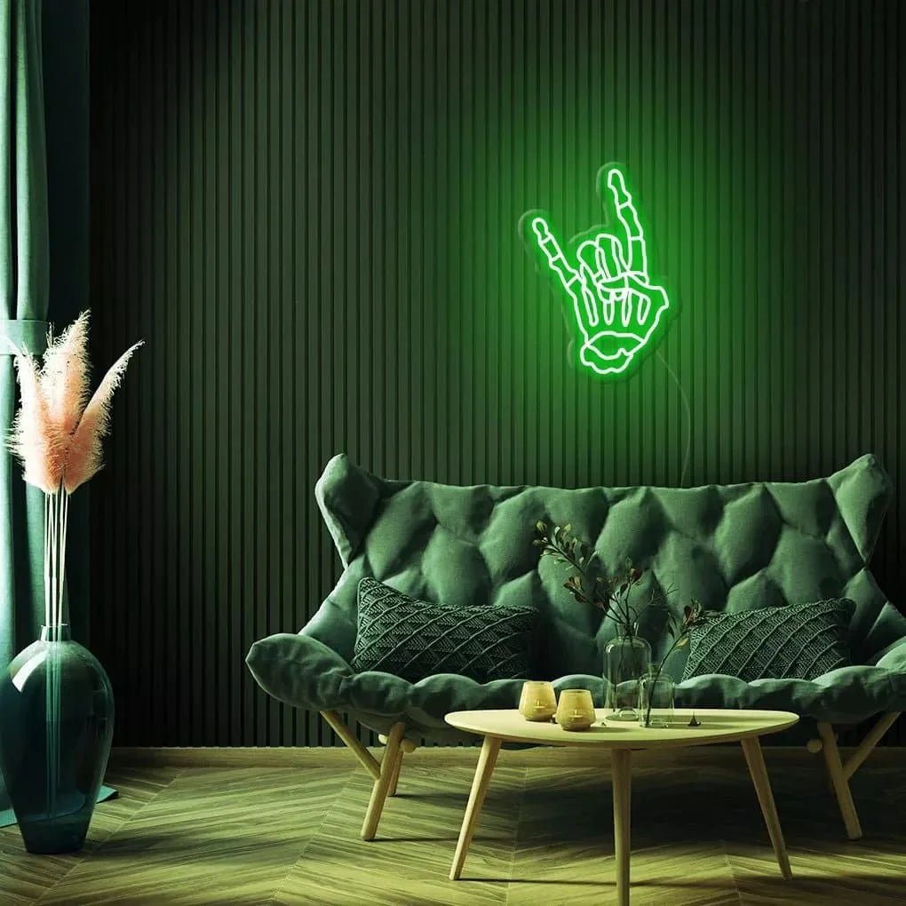 "Skeleton Hand" Neon Sign - SS Signs Online
