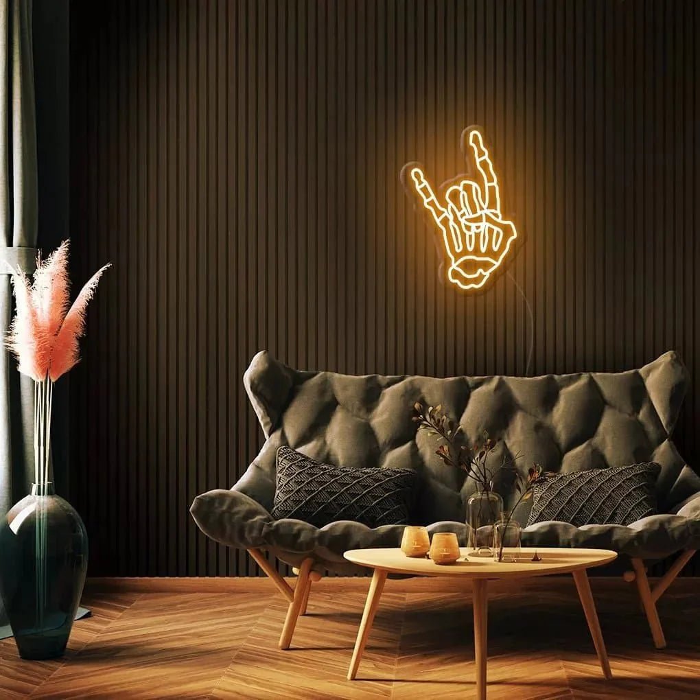 "Skeleton Hand" Neon Sign - SS Signs Online