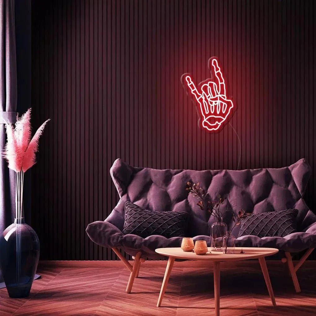 "Skeleton Hand" Neon Sign - SS Signs Online
