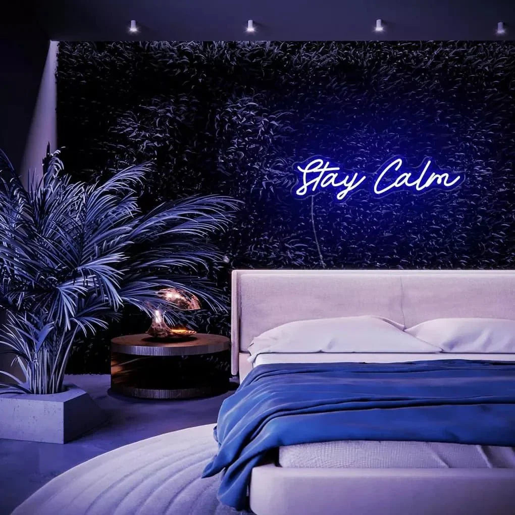 "Stay Calm" Neon Sign - NeonHub