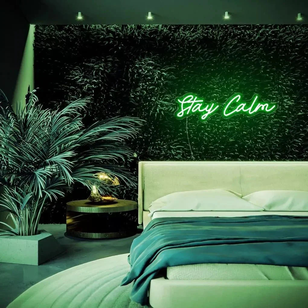 "Stay Calm" Neon Sign - NeonHub