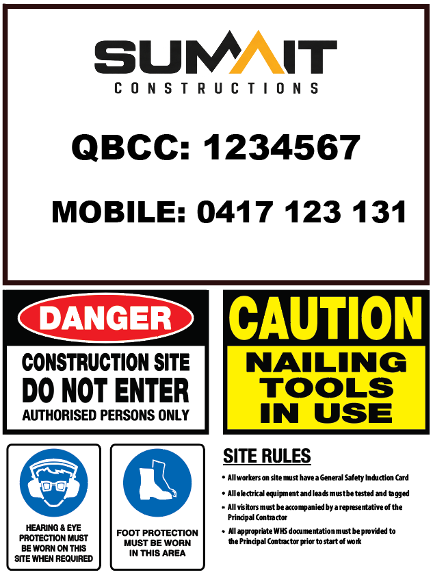 Showcase Example - Site Signage Catalogue