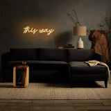 "this way" Neon Sign - SS Signs Online