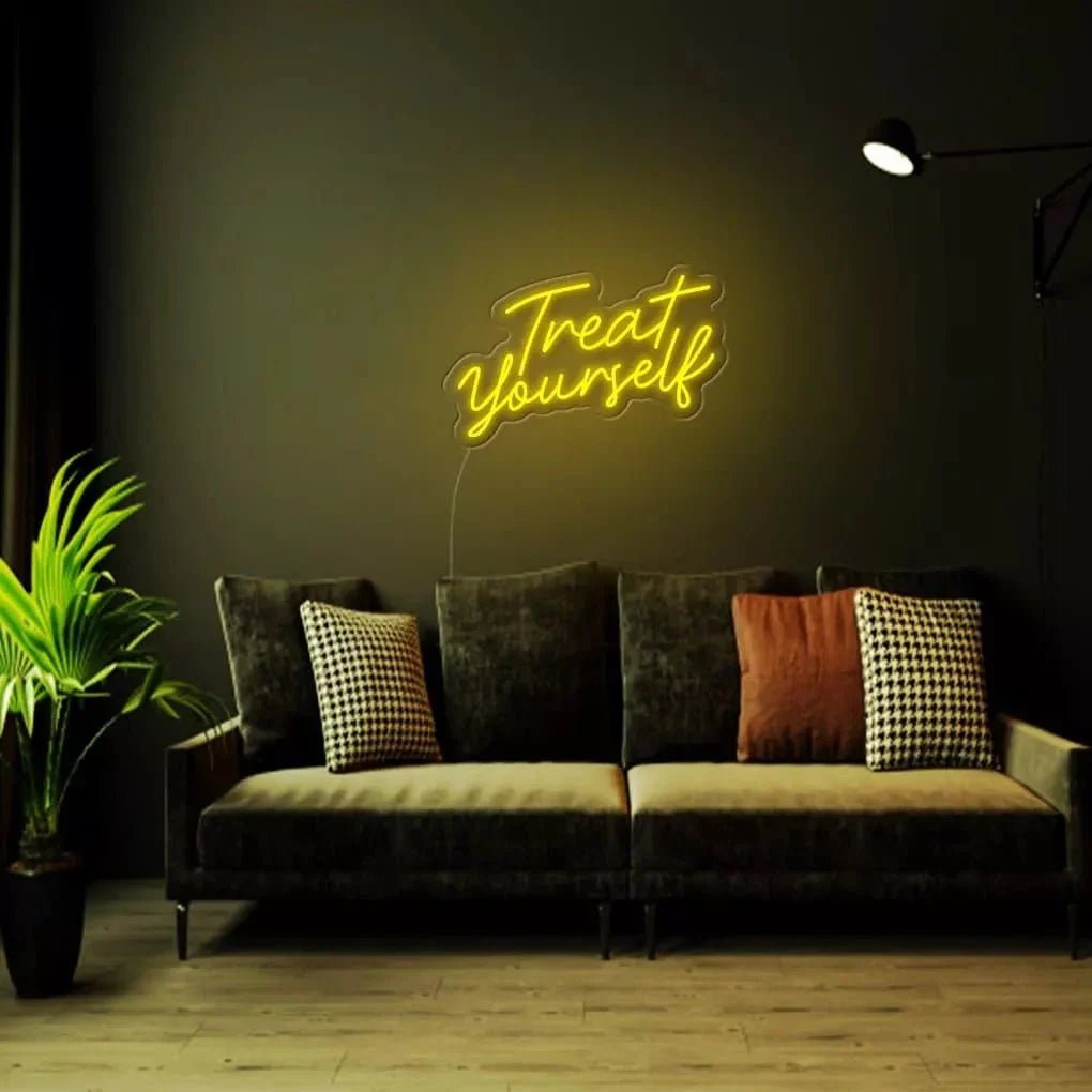 "Treat yourself" Neon Sign - SS Signs Online
