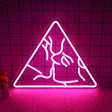 "Triangle Kiss" Neon Sign - SS Signs Online